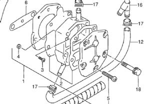 Suzuki Fuel Diaphragm Kit DT8c,DT9.9C,DT20,DT25,DT30,DT40,DT55,DT60,DT65 (click for enlarged image)